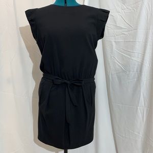 EUC: Sandra Augelazzi Black dress with pockets!